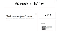 Desktop Screenshot of duzensizfiiller.com